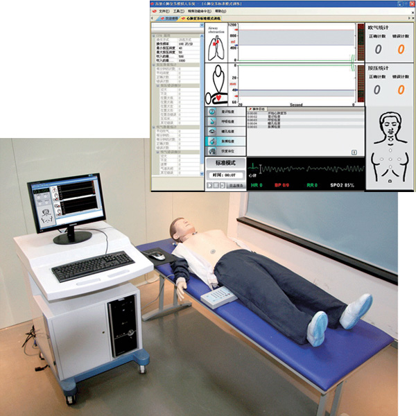 GD/BLS700+高級心肺復(fù)蘇、AED除顫及創(chuàng)傷模擬人