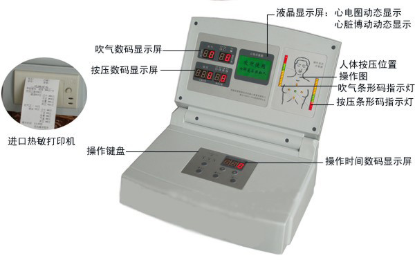 液晶顯示高級(jí)電腦心肺復(fù)蘇模擬人顯示器